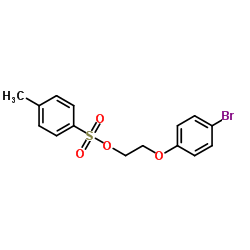 2-(4-Bromophenoxy)ethyl 4-methylbenzenesulfonate结构式