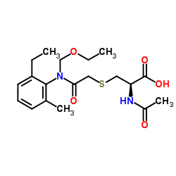 ACETOCHLORMERCAPTURATE Structure