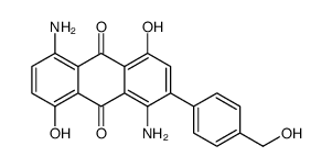 1,5-diamino-4,8-dihydroxy-2-(hydroxytolyl)anthraquinone结构式