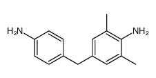 4-[(4-aminophenyl)methyl]-2,6-xylidine结构式