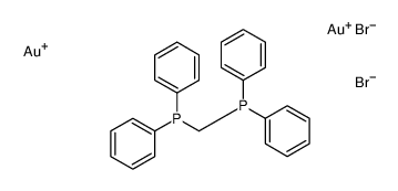 dppm(AuBr)2 structure