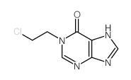 1-(2-chloroethyl)-7H-purin-6-one Structure