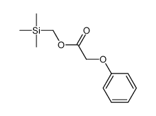 trimethylsilylmethyl 2-phenoxyacetate Structure