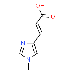 2-Propenoicacid,3-(1-methyl-1H-imidazol-4-yl)-(9CI) Structure