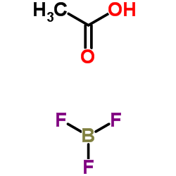 Trifluoroborane-acetic acid (1:1) Structure