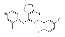 2-(5-氯-2-氟苯基)-n-(3-甲基吡啶-4-基)-6,7-二氢-5H-环戊并[d]嘧啶-4-胺图片