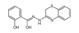 N'-(2H-1,4-benzothiazin-3-yl)-2-hydroxybenzohydrazide结构式