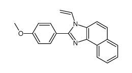 3-ethenyl-2-(4-methoxyphenyl)benzo[e]benzimidazole Structure