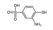 3-amino-4-sulfanylbenzenesulfonic acid结构式