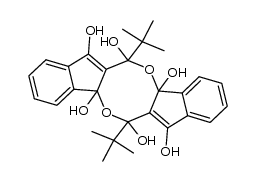 6,13-di-tert-butyl-4b,6,11b,13-tetrahydrodiindeno[1,2-b:1',2'-f][1,5]dioxocine-4b,6,7,11b,13,14-hexaol Structure