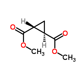 Dimethyl (1R,2R)-1,2-cyclopropanedicarboxylate Structure