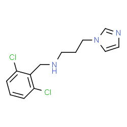 N-(2,6-dichlorobenzyl)-3-(1H-imidazol-1-yl)propan-1-amine结构式