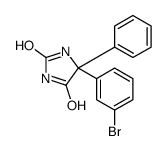 5-(3-bromophenyl)-5-phenylimidazolidine-2,4-dione结构式