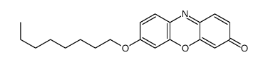 7-octoxyphenoxazin-3-one结构式