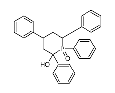 1-oxo-1,2,4,6-tetraphenyl-1λ5-phosphinan-2-ol结构式