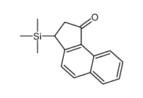 3-trimethylsilyl-2,3-dihydrocyclopenta[a]naphthalen-1-one Structure