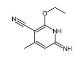 6-amino-2-ethoxy-4-methylpyridine-3-carbonitrile结构式