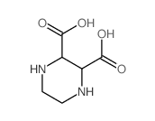 2,3-Piperazinedicarboxylicacid Structure