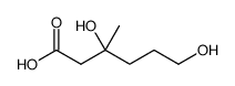 3,6-DIHYDROXY-3-METHYLHEXANOIC ACID结构式