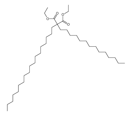 diethyl 2-octadecyl-2-tetradecylpropanedioate Structure