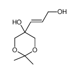 5-(3-hydroxyprop-1-enyl)-2,2-dimethyl-1,3-dioxan-5-ol Structure