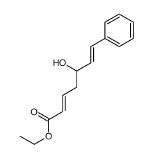 ethyl 5-hydroxy-7-phenylhepta-2,6-dienoate Structure