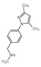 1-[4-(3,5-dimethylpyrazol-1-yl)phenyl]-N-methylmethanamine图片