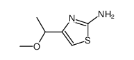 4-(1-methoxyethyl)thiazol-2-amine结构式