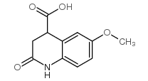 6-methoxy-2-oxo-3,4-dihydro-1H-quinoline-4-carboxylic acid图片