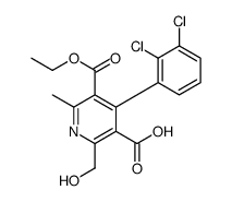 5-Carboxy-6-hydroxyMethyl Dehydro Felodipine structure