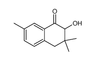 2-Hydroxy-3,3,7-trimethyl-tetralon-(1)结构式