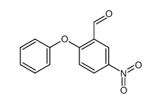 5-nitro-2-(phenoxy)benzaldehyde Structure