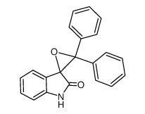 3',3'-diphenyl-1H-spiro[indole-3,2'-oxiran]-2-one Structure