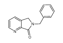 6-benzyl-5H-pyrrolo[3,4-b]pyridin-7(6H)-one Structure