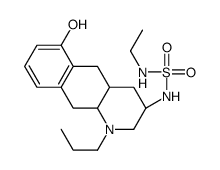 N-Ethyl-N'-[(3R,4aR,10aS)-1,2,3,4,4a,5,10,10a-Octahydro-6-hydroxy-1-propylbenzo[g]quinolin-3-yl]sulfamide Hydrochloride Structure