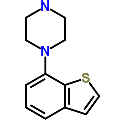 1-(1-Benzothiophen-7-yl)piperazine结构式