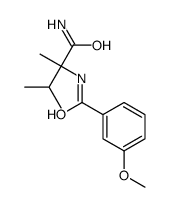 N-(1-amino-2,3-dimethyl-1-oxobutan-2-yl)-3-methoxybenzamide Structure