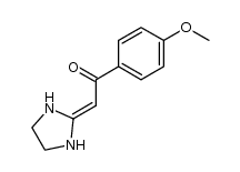 2-(imidazolidin-2-ylidene)-1-(4-methoxyphenyl)ethan-1-one structure