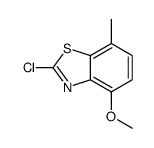 2-氯-4-甲氧基-7-甲基苯并[d]噻唑结构式