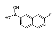 3-fluoroisoquinolin-6-ylboronic acid Structure