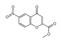 methyl 6-nitro-4-oxochromene-2-carboxylate Structure