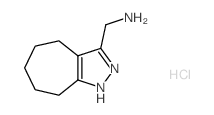 (1,4,5,6,7,8-Hexahydrocyclohepta[c]pyrazol-3-ylmethyl)amine hydrochloride picture