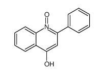 2-phenyl-quinolin-4-ol-1-oxide Structure