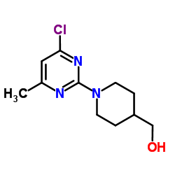 [1-(4-Chloro-6-methyl-2-pyrimidinyl)-4-piperidinyl]methanol picture