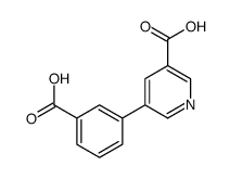 5-(3-羧基苯基)烟酸结构式