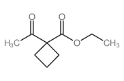 1-乙酰基环丁烷-1-羧酸乙酯结构式