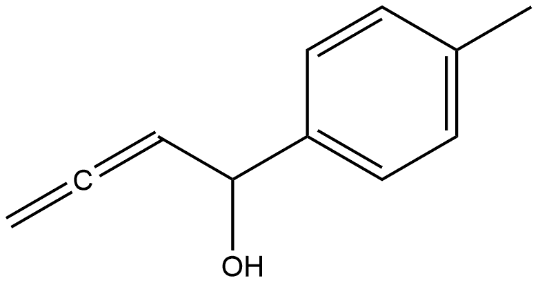 Benzenemethanol, 4-methyl-α-1,2-propadien-1-yl- Structure