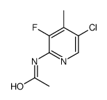 N-(5-chloro-3-fluoro-4-methylpyridin-2-yl)acetamide Structure