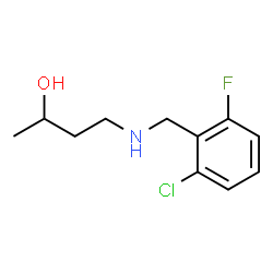 4-[(2-Chloro-6-fluorobenzyl)amino]-2-butanol结构式