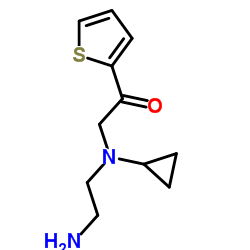 2-[(2-Aminoethyl)(cyclopropyl)amino]-1-(2-thienyl)ethanone Structure